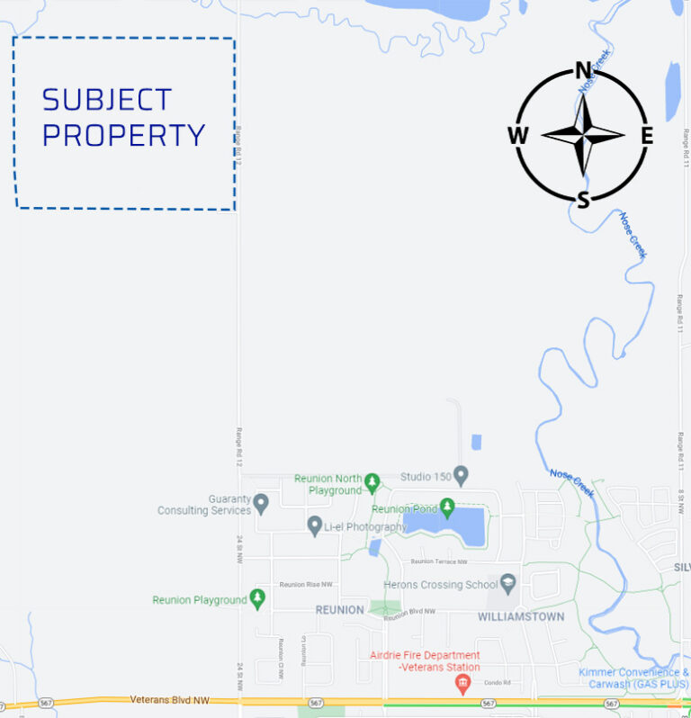 Airdrie Land Sale 1 Commercial Prism